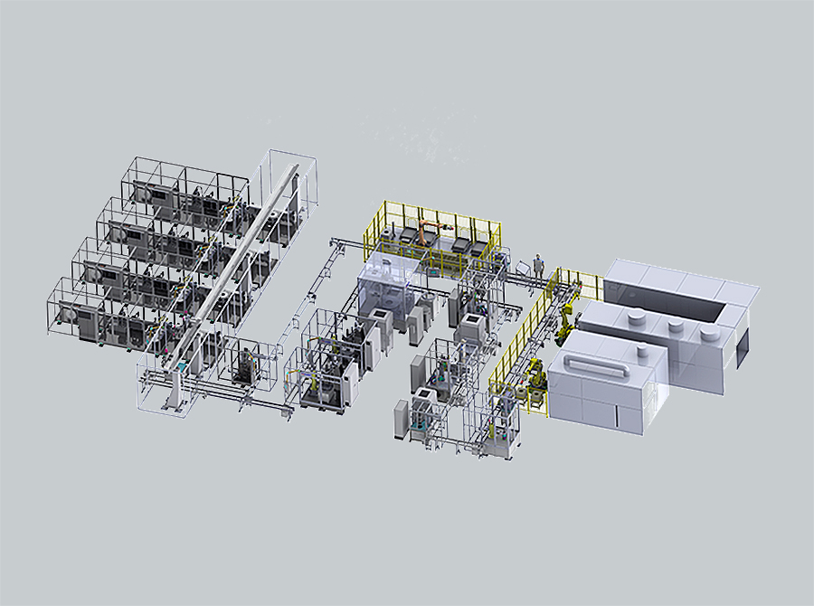 發(fā)卡電機(jī)定子自動(dòng)化裝配線
